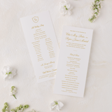 Chloe • Ceremony Program