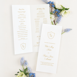 Chloe • Folded Ceremony Program