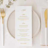Grace • Menu