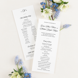 Grace • Flat Ceremony Program