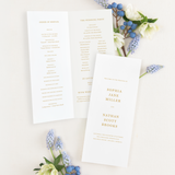 Sophia • Folded Ceremony Program